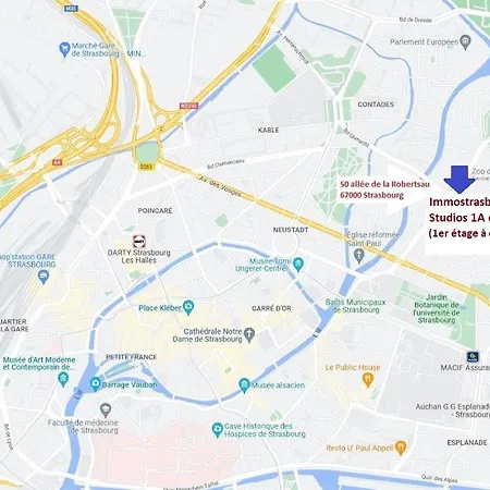 Immostrasbourg - Orangerie - Hebergements Classes Proche Centre Et Conseil D'europe Apartman