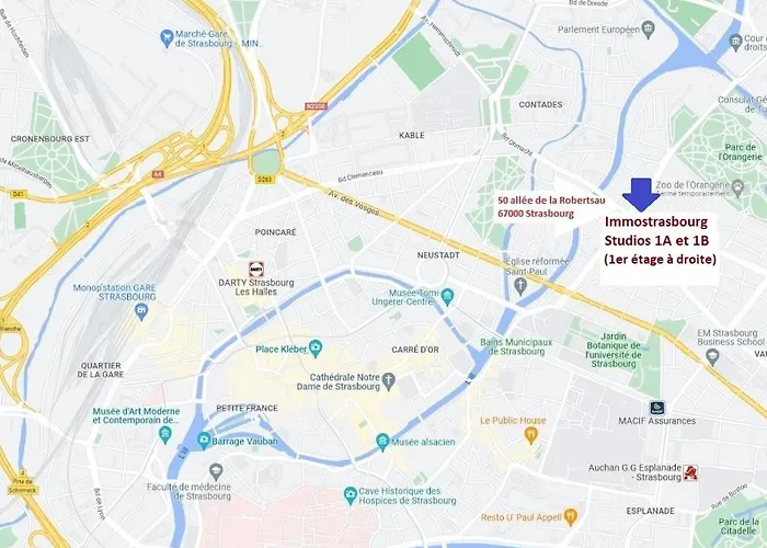 Immostrasbourg - Orangerie - Hebergements Classes Proche Centre Et Conseil D'europe Apartment